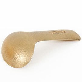 YEDAMUN Bangjja Bronze Gua Sha Massager, Ladle - Traditional Korean Meridian Massage Tool, Handmade Non-Toxic Wellness Tool _ Made in KOREA